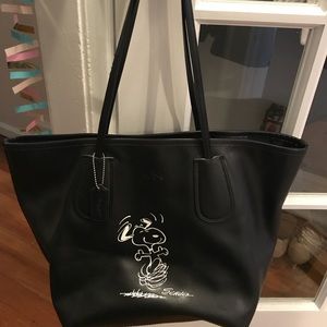 Rare Coach Peanuts Taxi Tote (before market)